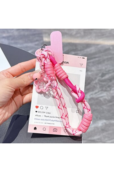 Choice3 Pink Phone Lanyard Wrist Strap Phone Case Connection Piece Phone Case...