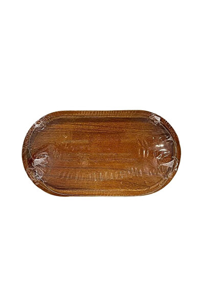 SS HOME CONCEPT Acacia oval presentation stand