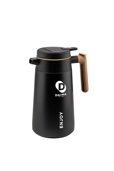 daıma hot/cold Daima Enjoy 1680 ML 12 Saat Sıcak 24 Saat Soğuk Siyah Termos