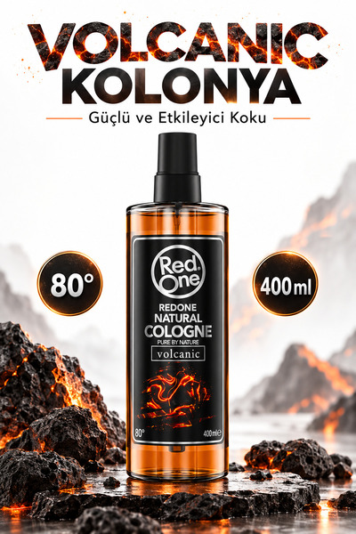 Red One Redone Volcanic Kolonya Özel Parfüm Esansı 400 ml