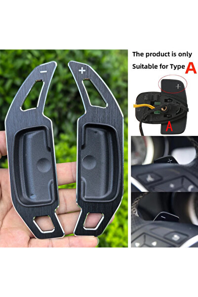 Choice1 For Type A Black Alloy Paddle Shifter For Mercedes Benz A B M Class W...