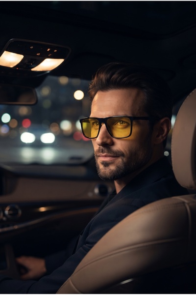 MONAL EYEWEAR Night Vision/Driving Glasses Polarized/Uv400 Protection Cut Out...