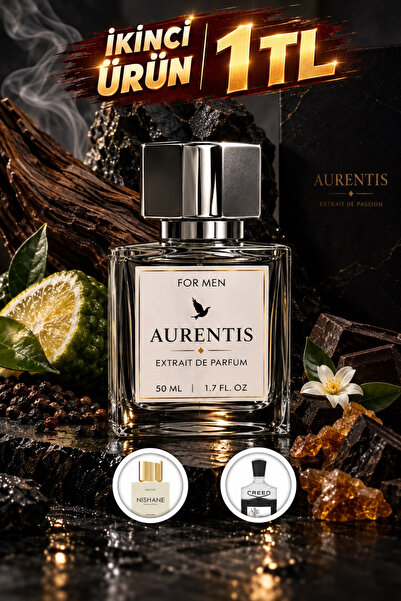 Aurentis OBSİDİAN Kalıcı Erkek Parfümü Extrait De Parfum 50 ml Hacivat