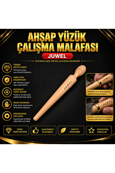 Torna Türk Tornatürk Ahşap Yüzük Çalışma Ve Polisaj Malafa (Büyük Boy)