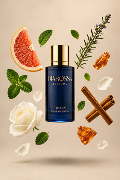 M002 Erkek Parfümü Oryantal, Tatlı, Baharatlı Notalar EDP Sonbahar & Kış İçin Kalıcı Parfüm 50 ml
