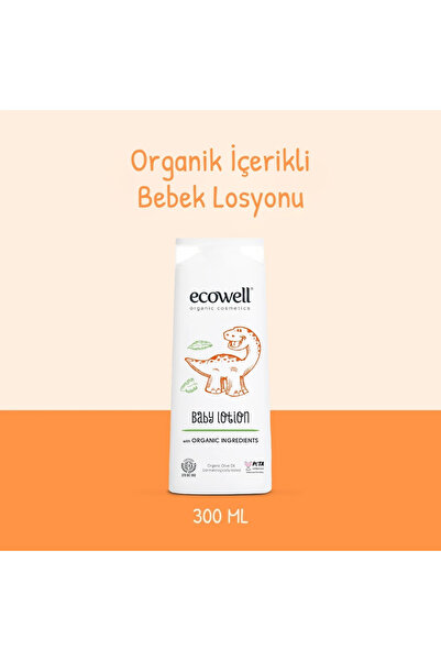 Ecowell Bebek Yüz Ve Vücut Losyonu, Organik İçerikli & Vegan, Nemlendirici Be...
