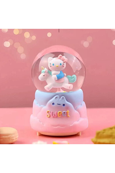 Genel Markalar Hello Kıtty Işıklı Müzikli Orta Boy Kar Küresi 5159SERI
