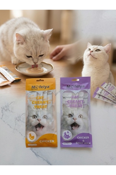 TAVUK ETLİ KREM KEDİ ÖDÜL MAMASI KARIŞIK 15 G 4' LÜ PAKET X2