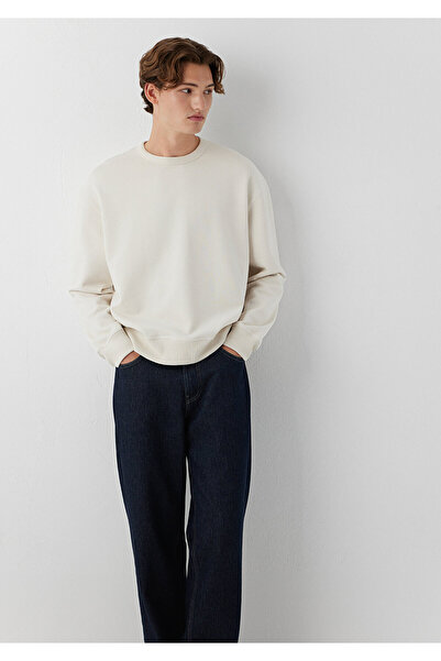Mavi Bej Basic Sweatshirt 0S20165-70134