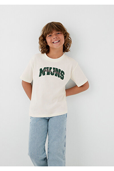 Mavi Mvjns Ecru T-Shirt Loose Fit / Relaxed Fit 6610487-70057