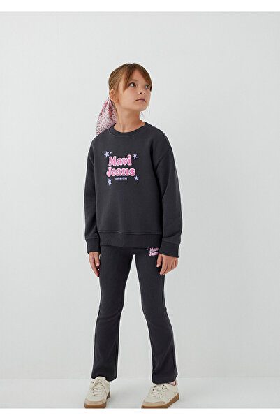 Mavi Jeans Baskılı Antrasit Sweatshirt 7S10215-70763