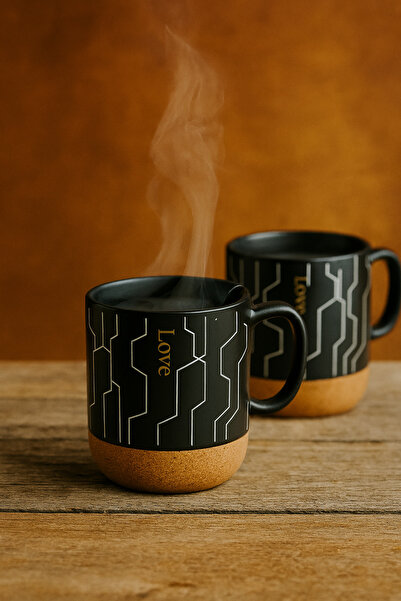 Generic Luxury Mug with Lid 2 Pcs Set