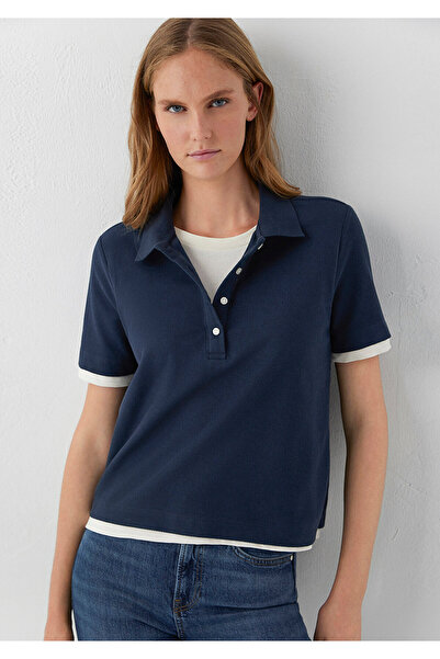 Mavi Çift Katlı Lacivert Polo Tişört Regular Fit / Normal Kesim 1614186-90372