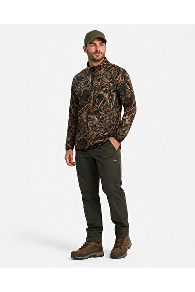tagon Kamuflaj Saz Yarım Fermuar Sweatshirt