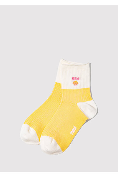 Mavi Seashell Embroidered Socks 1913879-30733