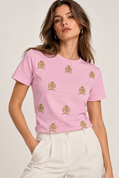 Tommy Hilfiger Embroidered Regular Collection T-Shirt Cotton