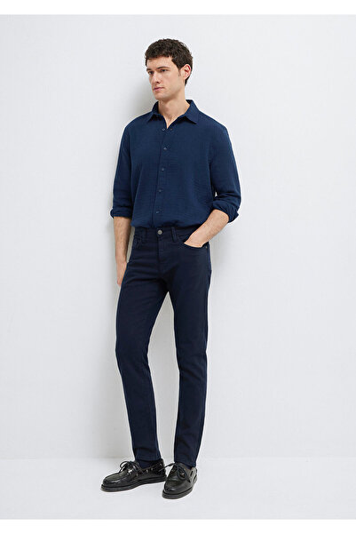 Mavi Marcus Dark Navy Comfort Gabardine Trousers 0035190674