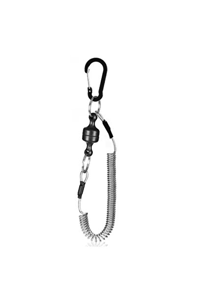 Choice Black New Type of Rope Hanging Rope Strong Magnetic Anti Loss Rope Fis...