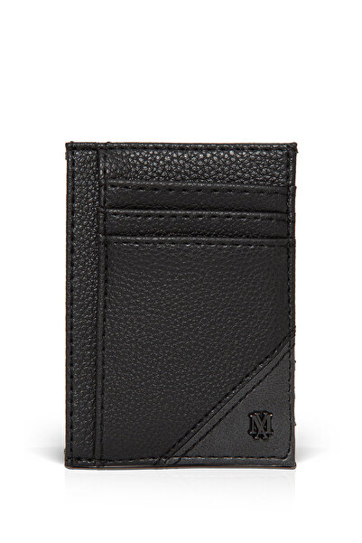 Mavi Seal Logo Black Card Holder 091863 -900