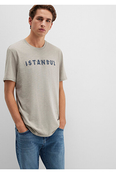Mavi Istanbul Printed Gray T-shirt Slim Fit / Slim Fit066282-31935