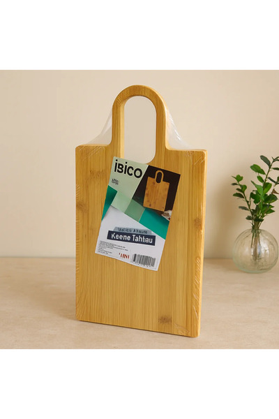 SS HOME CONCEPT Bamboo Cutting Board with Oval Handle 20X37 cm