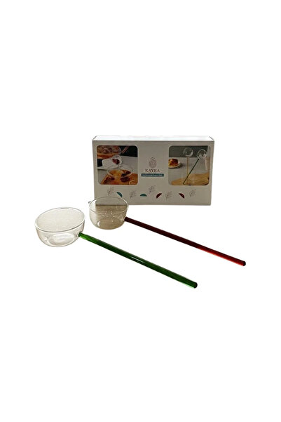 SS HOME CONCEPT Borosilicate Ladle Set of 2