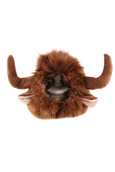 Choice L WHITE Cute Pet Cosplay Clothes Transfiguration Cow Horn Costume Wint...