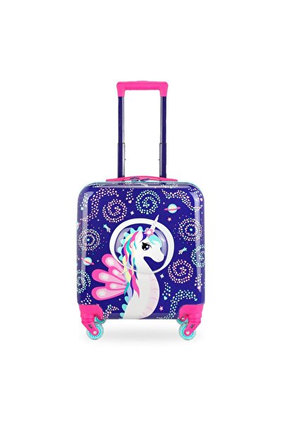 Milk & Moo Milk&Moo Kids Suitcase with 360° Light-Up Wheels–8kg Capacity Trav...