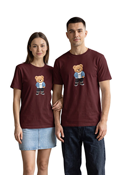 DK DAKSEL Premium Digital Printed Casual T-Shirt with Teddy Bear Design (All ...