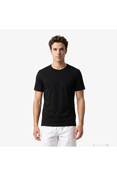 BOSS 2'li Modern Erkek Siyah T-Shirt