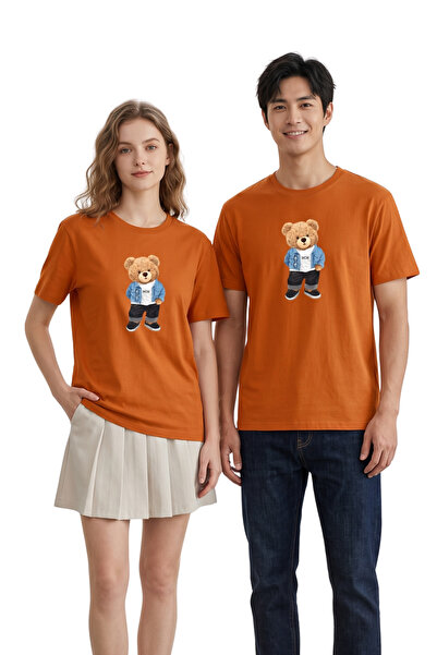 DK DAKSEL Premium Digital Printed Casual T-Shirt with Teddy Bear Design (All ...