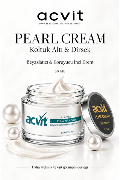 Acvit Koltuk Altı ve Dirsek Beyazlatıcı & Koruyucu İnci Krem - 50 ml