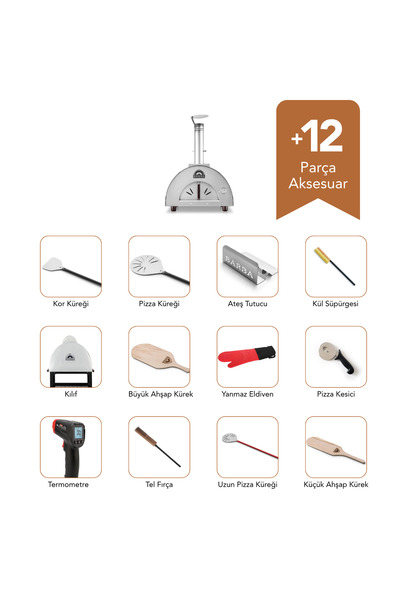 BARBA FL-46 Set Üstü Bahçe Fırını Profesyonel Paket
