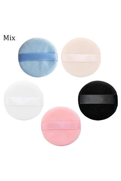 Choice6 Mix-5pcs 5/10Pcs Round Makeup Sponges Cosmetics Tools Soft Velvet Pow...