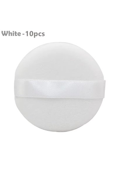Choice8 White-10pcs 5/10Pcs Round Makeup Sponges Cosmetics Tools Soft Velvet ...