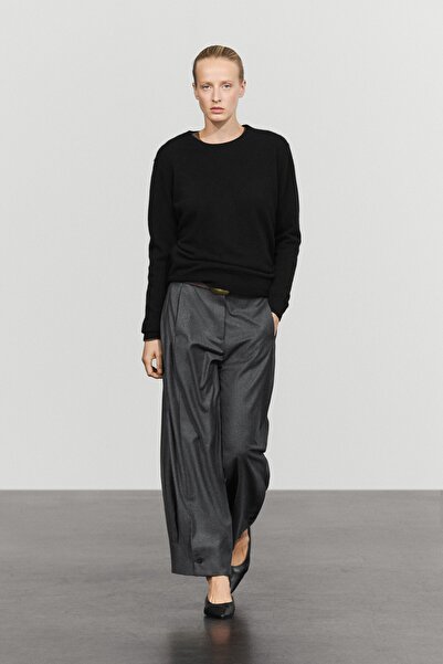 Massimo Dutti Bisiklet yaka kaşmir triko kazak
