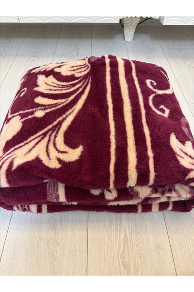 Kuyucak Battaniye Çift Kişilik Peluş Battaniye- (180x230 CM) 3 KG- Şardonlu