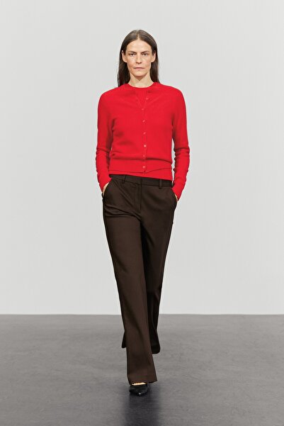 Massimo Dutti %100 kaşmir kısa triko hırka