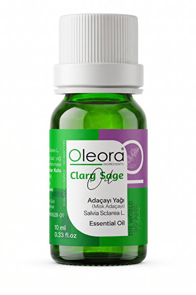 Oleora Saf Misk Adaçayı Uçucu Yağı 10 ml (Clary Sage)
