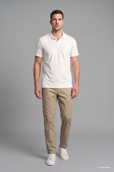 DeFacto Tapered Fit Beige Trousers H8861Ax26Sm