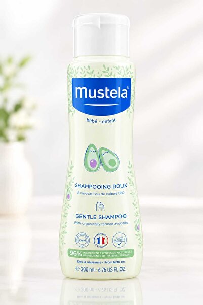 Mustela شامبو لطيف للأطفال حديثي الولادة سعة 200 مل