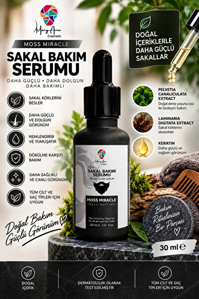 mary ann cosmetic Sakal Oluşumunu Destekleyen Ve Bakım Yapan Yosun Mucizesi S...