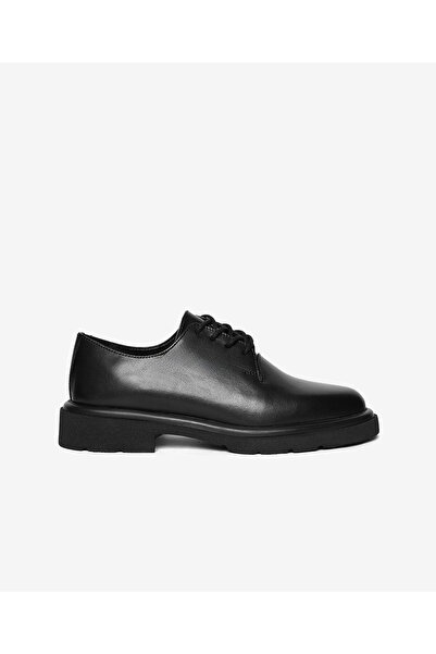 Greyder 59167 Zn Leather Comfort Classic Oxford Women's Shoes Black