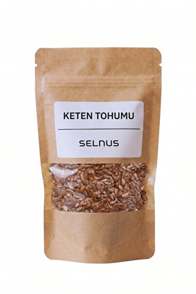 SELNUS Keten Tohumu 350 Gr Bütün Tane Öğütülmemiş Flax Seeds Linum usitatissimum