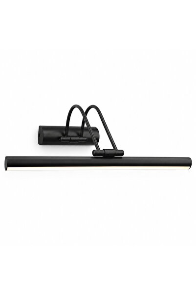 ASA Şarjlı Led Flüt Tablo Resim ve Ayna Üstü Apliği 35 cm Siyah - 6500K