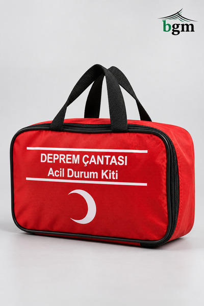 bgm Deprem Çantası Fermuarlı 33 Parça Çantalı