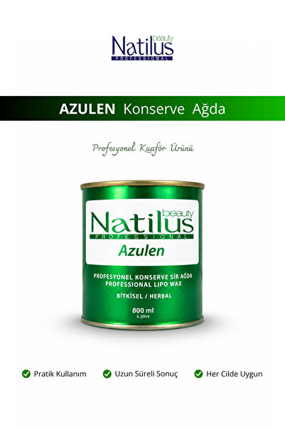 Natilus Konserve Sir Ağda 800Ml Azulen (Yeşil)