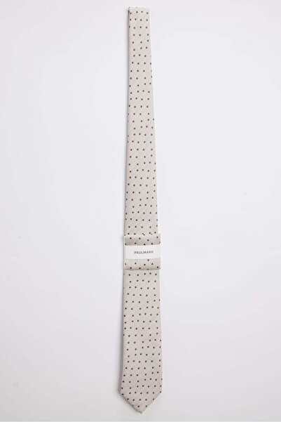 PAULMARK Men's Polka Dot Patterned Tie