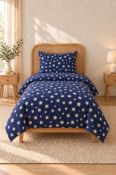 Boreas Home طقم غطاء لحاف مفرد مطاطي من STAR