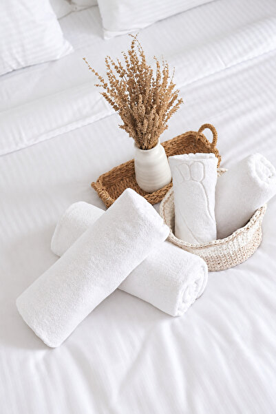 Lawon Victoria Series 4-Piece Turkish Bath Towel Set